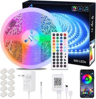 LED Strip 10M 600 Leds 5050 RGB Bluetooth APP Steuerbar Mit Fernbedienung 24V