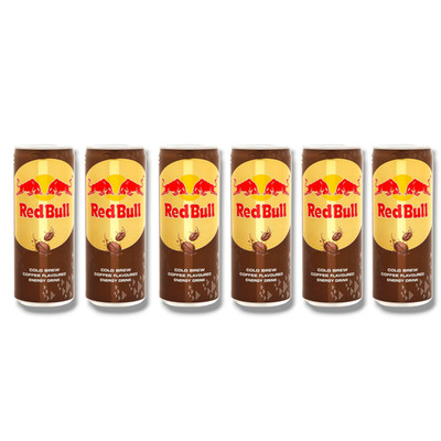 Red Bull Coffee Cold Brew Edition 6 x 0,25 L Product of Thailand