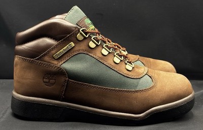 Size 5.5 - Timberland Field Boot Kids Brown Green Beef Broccoli 16937