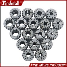 Findmall Precision ER32 Collet Set 18pc .0002" TIR 7/32 3/4 Inch 1/32 Step