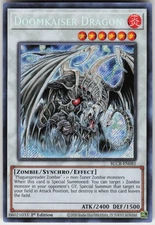 1st Ed Secret Rare Doomkaiser Dragon BLCR-EN081 Battles of Legend: Crystal Reven