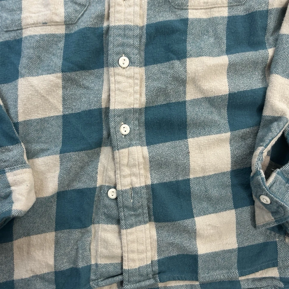 Фланелевая рубашка Levi's в клетку на пуговицах топ женский размер средний синий - Изображение 2 из 4