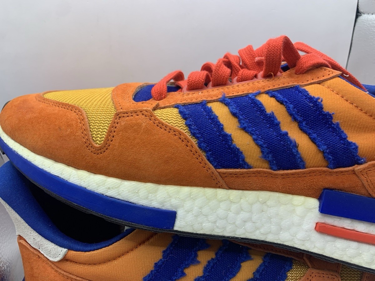 Size 11 - adidas ZX 500 Dragon Ball Z Son Goku Orange Sneakers ST