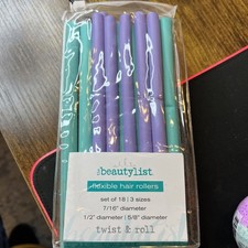 The Beautylist Twist And Roll Flexible Hair Rollers Set Of 18
