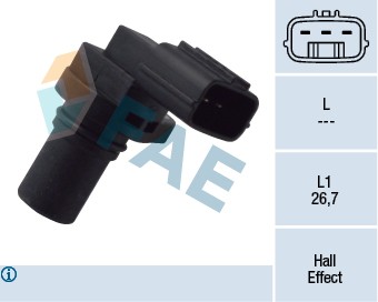 CRANKSHAFT POSITION SENSOR FAE 79139 P NEW OE REPLACEMENT - Picture 2 of 5