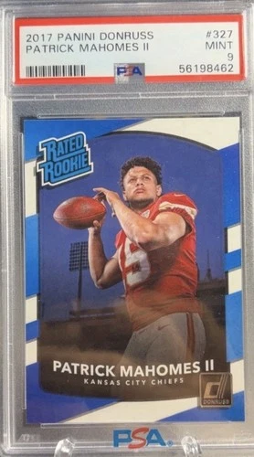 2017 Panini Donruss Patrick Mahomes II Rated Rookie - PSA 9 CHASER PACK🔥📦