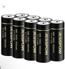 18500 Rechargeable Battery 3.7V - 8 Pack