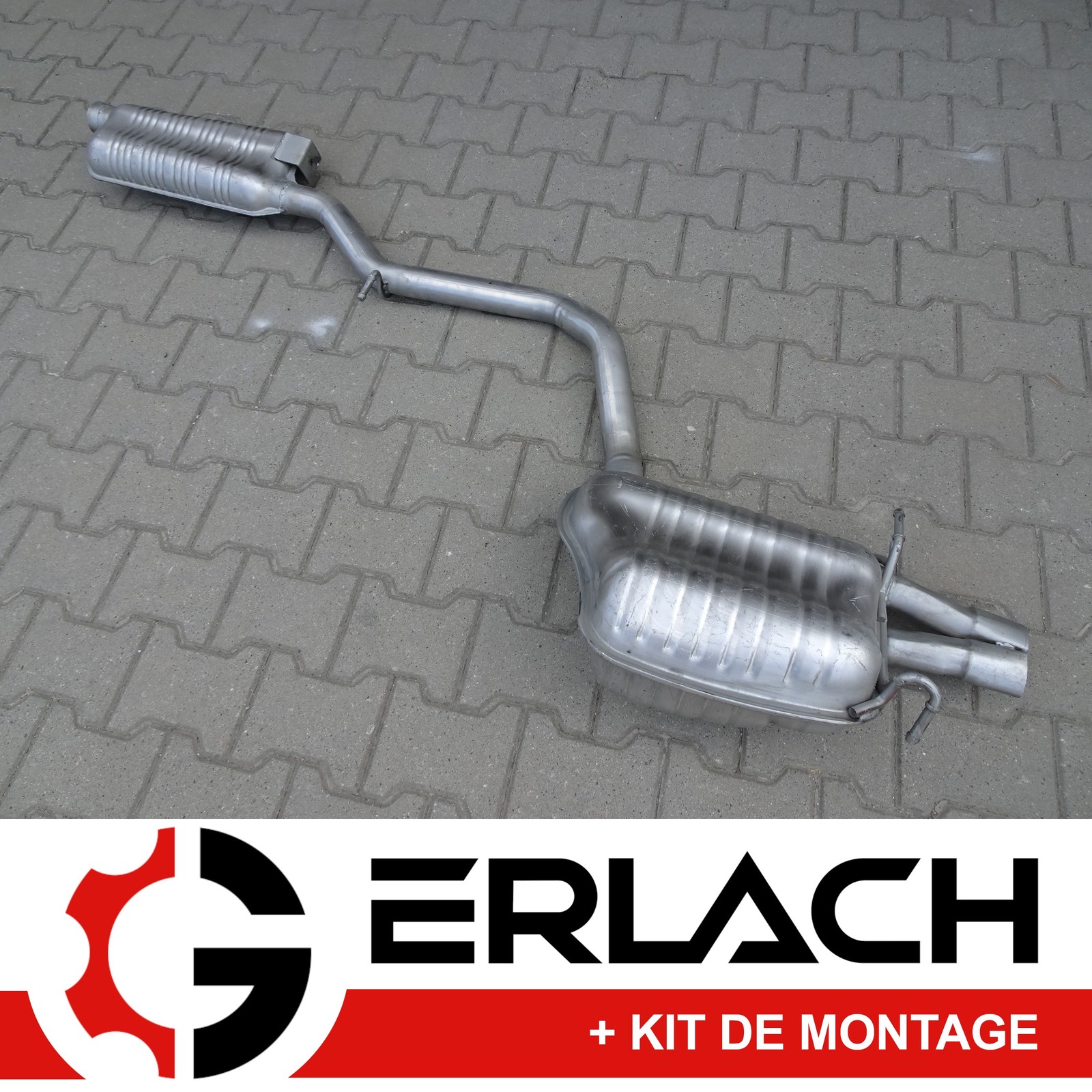 Silencieux echappement Mercedes C 180 200 250 CGI anti bruit 7363