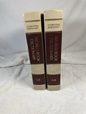 World Book Dictionary 2 Volume Set A-K & L-Z Thorndike Barnhart Vintage