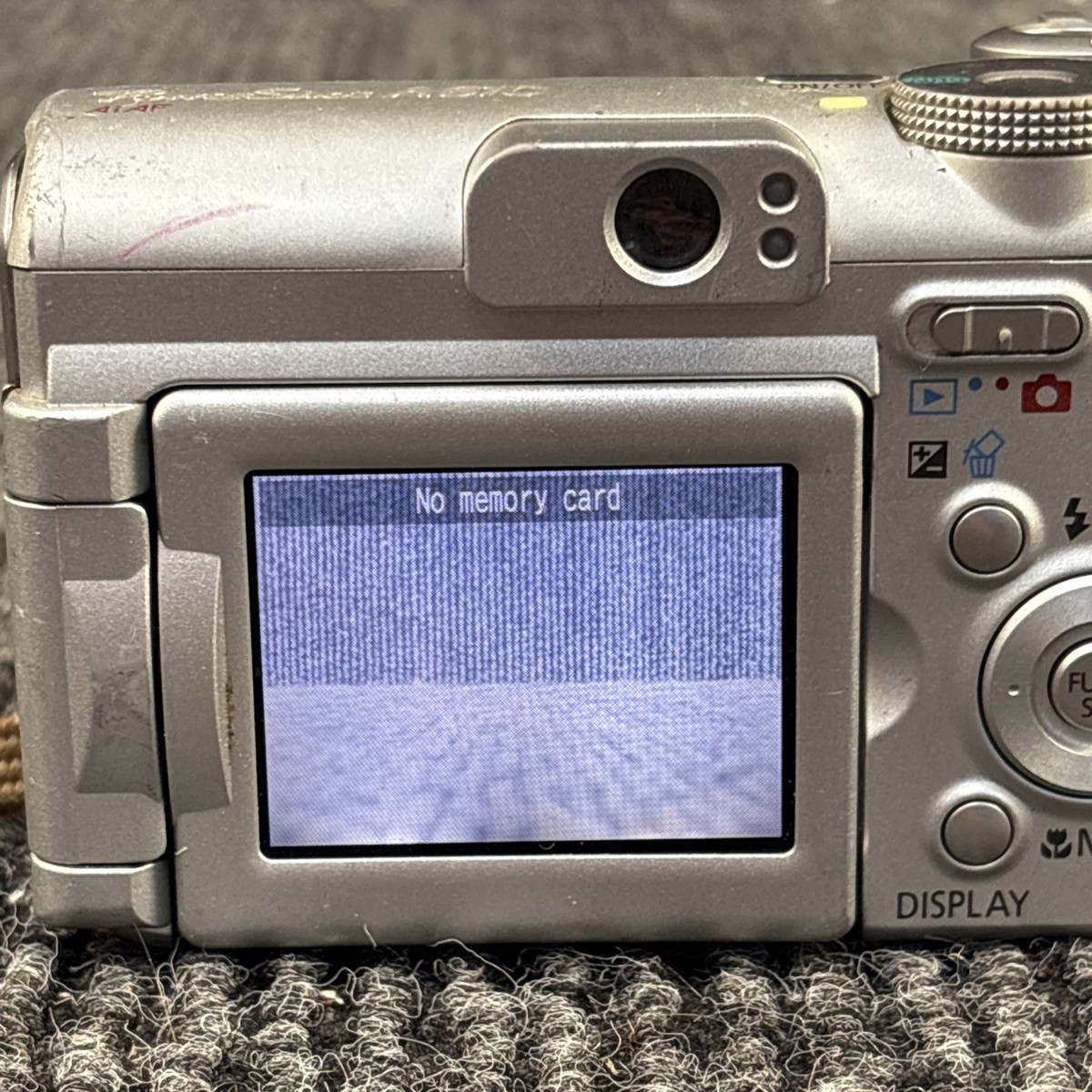 Canon PowerShot A610 5.0MP Digital Camera - Silver for sale