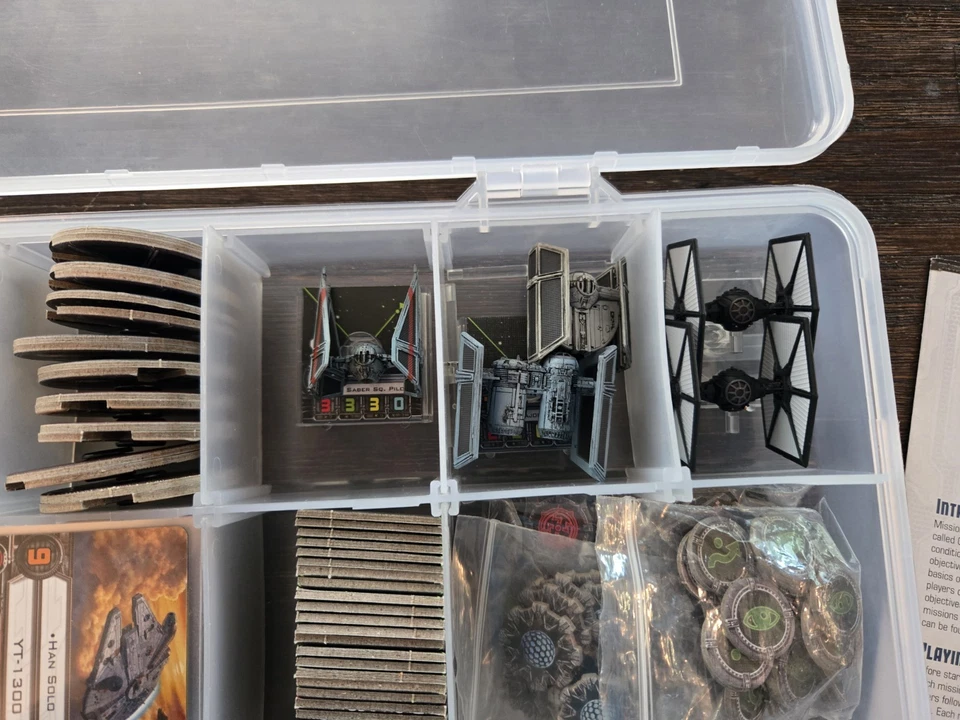 Star Wars X-Wing Miniaturas Juego Colección 1ª Edición con Oranizador Foto 4 de 4