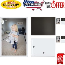 Magnetic Photo Pocket Frames - 10 Pack 5x7, Perfect for Refrigerator Memories
