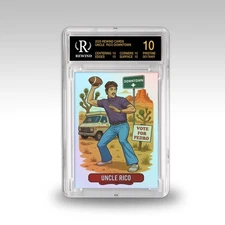 Uncle Rico Custom Downtown Style Trading Card - Napoleon Dynamite