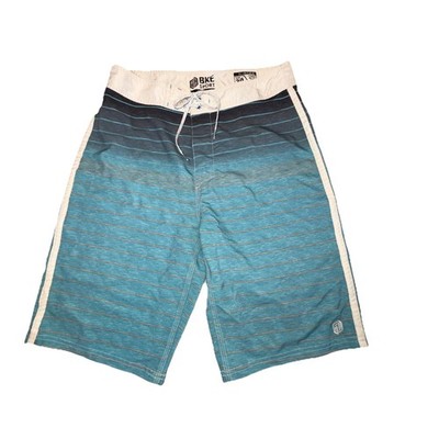 Buckle BKE Sport Shorts Mens Size 30 Grey Blue Slim Fit Swim Board Shorts