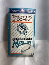 Florida Marlins “The Making Of The Marlins” 1992 Factory Sealed VCR Tape - Rare