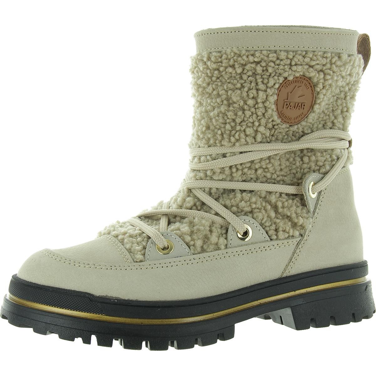 Женские коричневые зимние ботинки Pajar на шнуровке 6 Medium B M BHFO 2083 46290₽