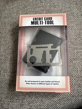 Credit Card Multi Tool With Holder In Box