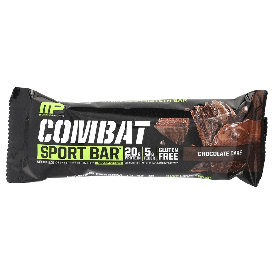 Combat Sport Bar™, шоколадный торт, 12 батончиков, 2,01 унции (57 г) каждый - Изображение 3 из 4
