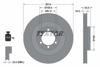 Textar Bremsscheibe 92144803
