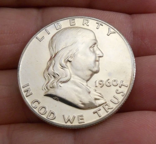 1960 Franklin Half Dollar - Choice Proof - 90% Silver