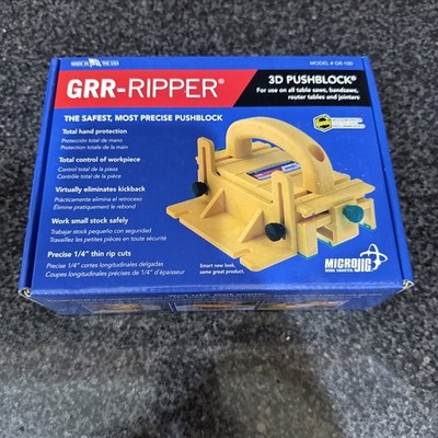 Microjig GRR-RIPPER GR-100 3D Table Saw Pushblock Yellow