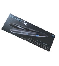 Bio Ionic 10X Pro Styling Ferro da Stiro Piatto con Piastre Vibranti da 1" Nero