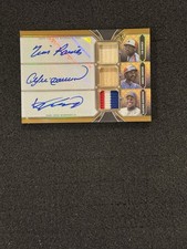 2022 Topps Triple Threads Guerrero, Raines, Dawson Relic Auto /9 Expos HOF