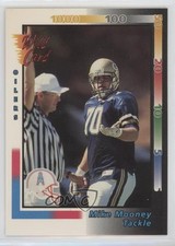 1992 Wild Card Mike Mooney #85 Rookie RC 3v8. rookie card picture