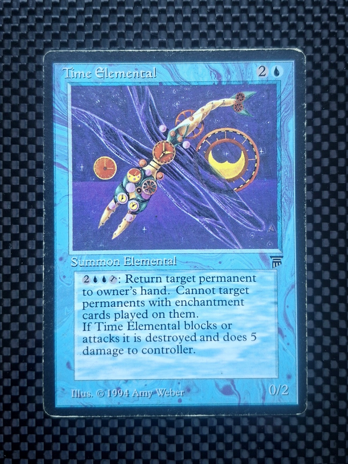 MTG Legends Time Elemental ⏳️ MP, 1st Print 1994