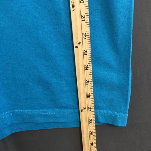 Vintage Neuseeland T-Shirt Fiordland Herren Small Blau Milford Sound Kurzarm - Bild 9 von 14