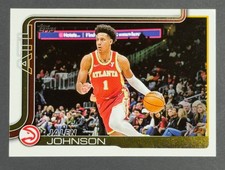 Jalen Johnson 2025 Topps Basketball Hawks #65 NBA Base Card Young Star