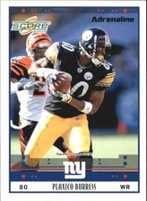2005 Score Adrenaline #232 Plaxico Burress /399 