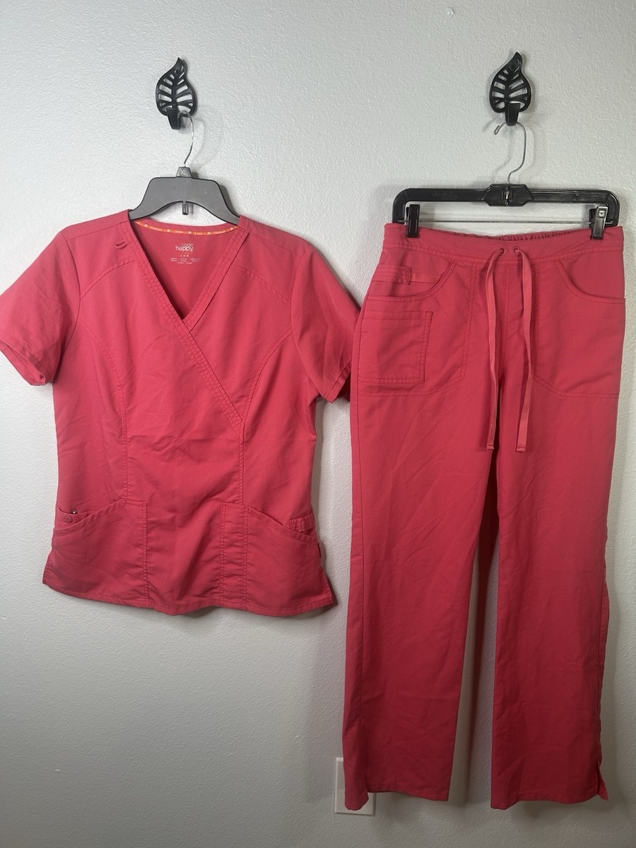 Code Happy Medium Scrub Top & Small Scrub Pants