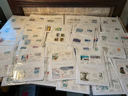 French Antarctic Territory fdc large lot 103 covers h13