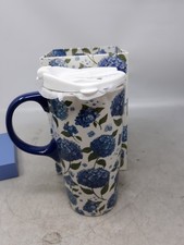 Viva Style Ceramic Perfect Cup Hydrangeas 17oz Mug w/ Gift Box