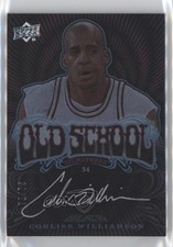 2013-14 Upper Deck Black Old School Signatures /75 Corliss Williamson Auto ms9