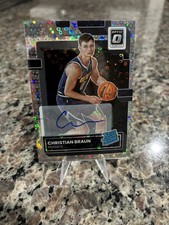 2022-23 Donruss Rated Rookie Disco Auto Christian Braun Denver Nuggets #238