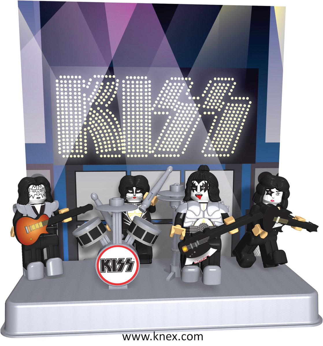 K'NEX Kiss Minifig Figure Set 48585 Demon Starchild Spaceman
