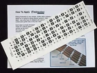 Guitar Fretboard Stickers Note Map Labels LEFT-HANDED + Free Online Lessons