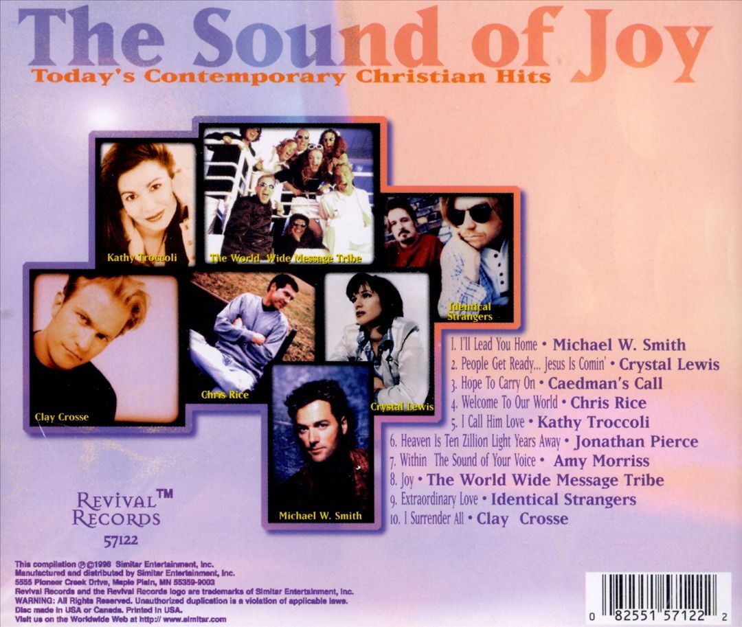 VARIOUS ARTISTS SOUND OF JOY: CONTEMPORARY CHRISTIAN HITS NEW CD