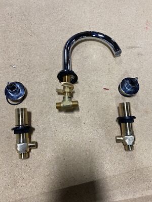 Grohe Atrio 1.2 GPM Widespread Bathroom Faucet - Less Handles, Drain Assembly - 