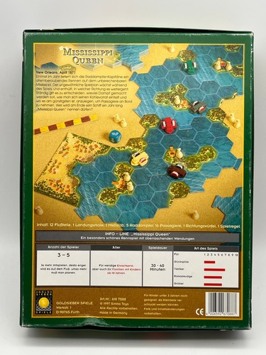 Gold Sieber Mississippi Queen - für 3 bis 5 Spieler - ab 10 Jahren - 1997 - Bild 2 von 2