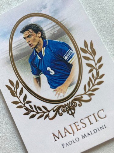 2021 Futera Unique Soccer Paolo Maldini Majestic Gold 03/34 Italy MJ09 - Picture 2 of 16