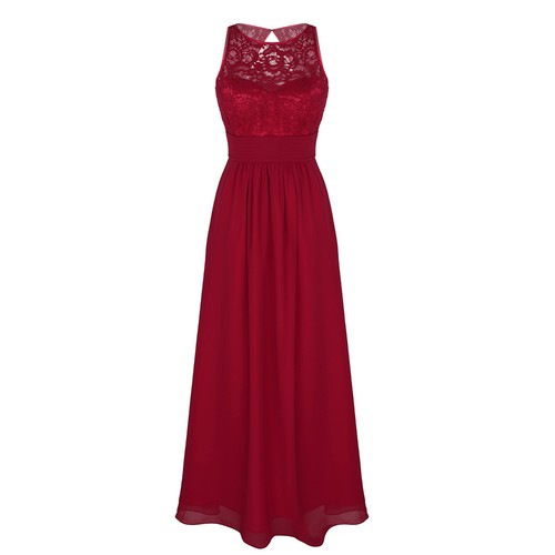 AU Womens Bridesmaid Formal Long Dress Evening Party Cocktail Wedding Prom Gown - Picture 13 of 50