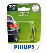 Philips LongerLife DE3022 10W Two Bulbs Interior Glove Box Light Replacement OE