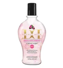 Brown Sugar Double Dark CHOCOLATE COVERED STRAWBERRIES 400X Tanning Lotion 7.5oz