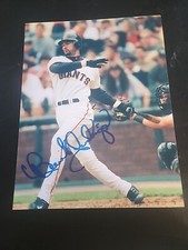 BENITO SANTIAGO  San Francisco Giants Signed 8x10 Photo Autograph 