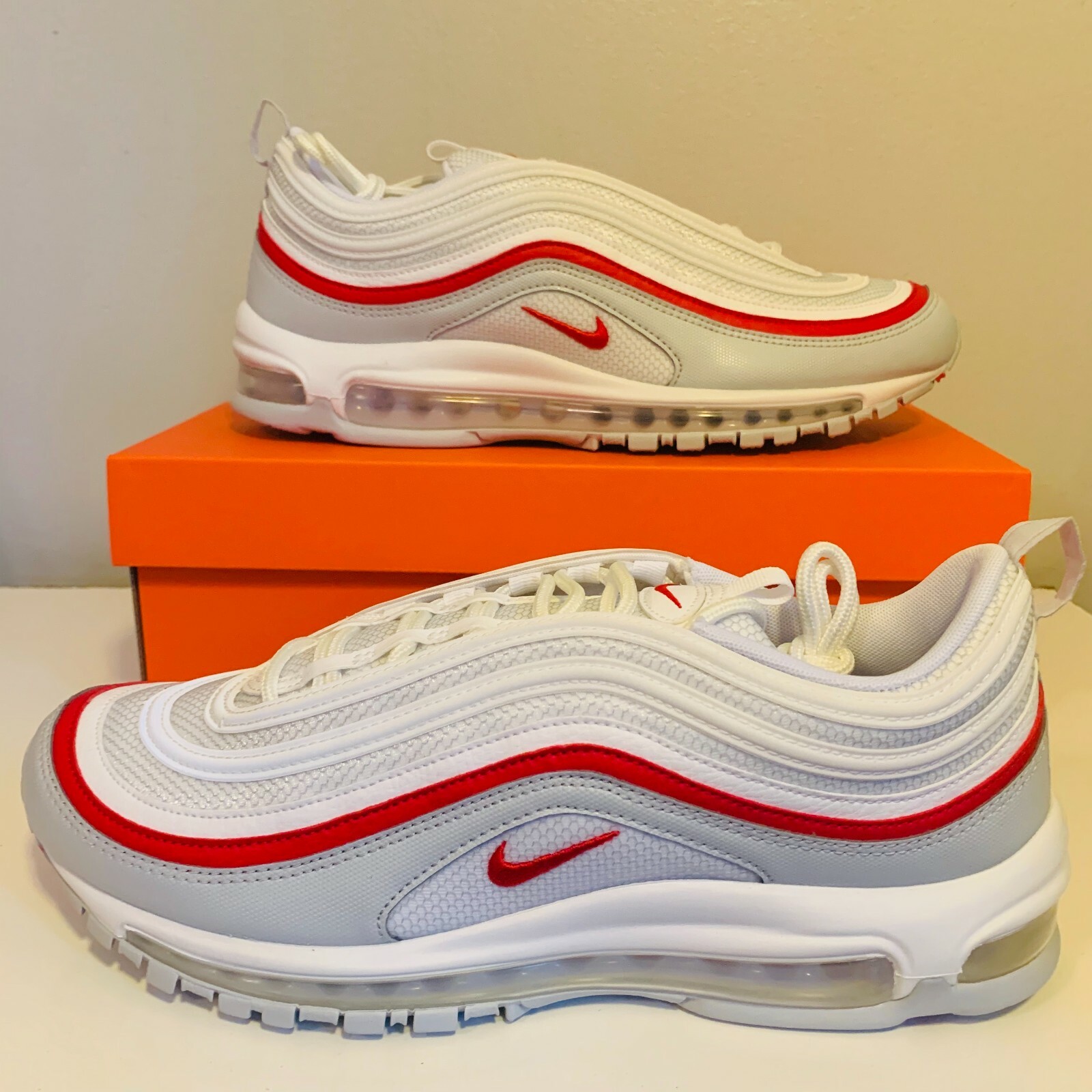 air max 97 platinum university red