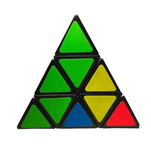 Vintage Rubiks Pyraminx Pyramid Game 3D Puzzle Brain Colored - Picture 1 of 10