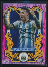 2023 Topps Argentina Fileteado Enzo Fernandez Chelsea PINK Parallel/50 #CH5